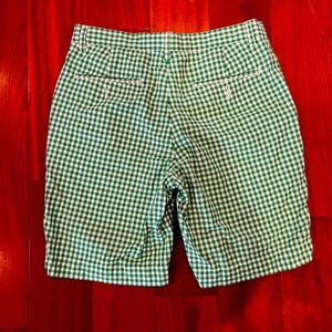 Ralph Lauren suffield green checkered preppy shorts sz 31